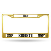Central Florida Golden Knights GOLD COLORED Chrome Frame