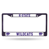 Kansas State Wildcats PURPLE COLORED Chrome Frame