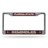 Florida State Seminoles Bling Chrome Frame