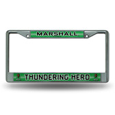Marshall Thundering Herd Bling Chrome Frame