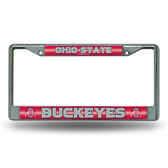 Ohio State Buckeyes Bling Chrome Frame