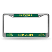 North Dakota State Bison Bling Chrome Frame