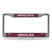 Montana Grizzlies Bling Chrome Frame