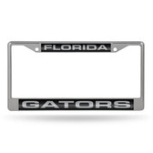 Florida Gators GATORS LASER Chrome Frame (BLACK)