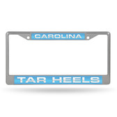 North Carolina Tar Heels LIGHT BLUE LASER CHROME FRAM