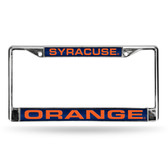 Syracuse Orangemen BLUE LASER Chrome Frame