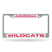 Arizona Wildcats  LASER Chrome Frame