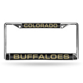 Colorado Buffaloes BLACK LASER Chrome Frame