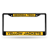 Georgia Bulldogs TECH BLACK LASER Chrome Frame