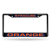 Syracuse Orangemen BLACK LASER Chrome Frame