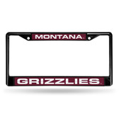 Montana Grizzlies BLACK LASER Chrome Frame