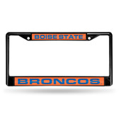 Boise State Broncos BLACK LASER Chrome Frame