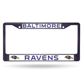 Baltimore Ravens PURPLE COLORED Chrome Frame