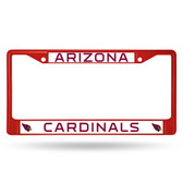 Arizona Cardinals RED COLORED Chrome Frame