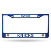 New York Knicks COLORED Chrome Frame SECONDARY BLUE