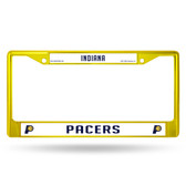 Indiana Pacers YELLOW COLORED Chrome Frame