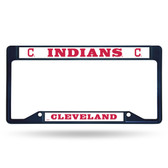 Cleveland Indians INVERTED NAVY COLORED Chrome Frame