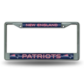 New England Patriots Bling Chrome Frame