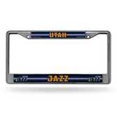 Utah Jazz Bling Chrome Frame