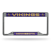 Minnesota Vikings INVERTED Bling Chrome Frame