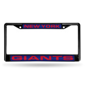 New York Giants BLACK LASER Chrome Frame