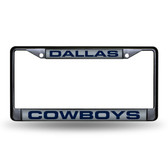 Dallas Cowboys BLACK LASER Chrome Frame