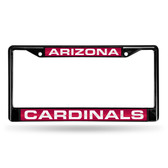 Arizona Cardinals BLACK LASER Chrome Frame