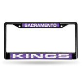 Sacramento Kings BLACK LASER Chrome Frame
