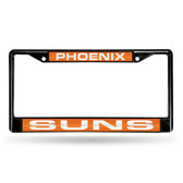 Phoenix Suns BLACK LASER Chrome Frame