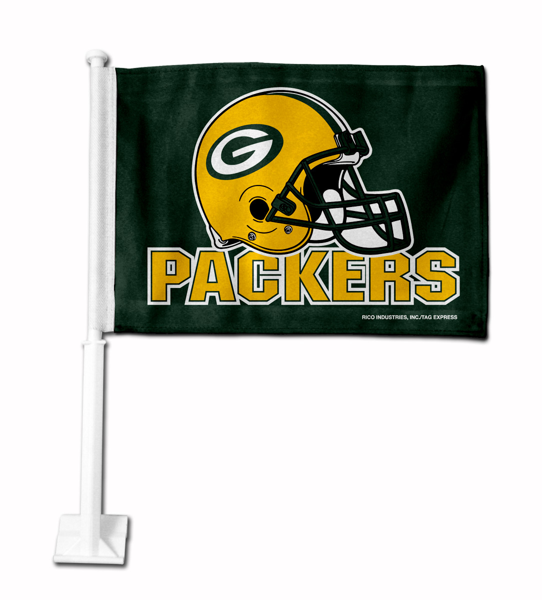 Green Bay Packers HELMET GREEN BKG Car 