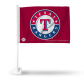 Texas Rangers RED Car Flag
