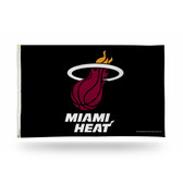 Miami Heat Banner Flag BLACK