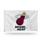 Miami Heat WHITE Banner Flag