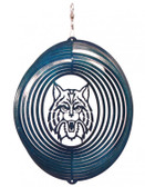 Arizona Wildcats Circle Swirly Metal Wind Spinner