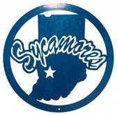 Indiana State Sycamores 24 Inch Scenic Art Wall Design