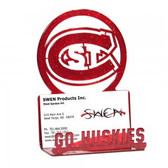 St. Could State Huskies Business Card Holder