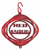 Texas Tech Red Raiders Tini Swirly Metal Wind Spinner