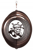 Wichita State Shockers Circle Swirly Metal Wind Spinner