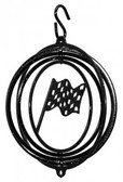 Checkered Flag Tini Black Wind Spinner