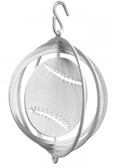 Baseball Tini white Wind Spinner