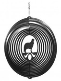 Cavalier King Charles Circle Black Wind Spinner