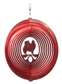Japanese Chin Circle Red Wind Spinner