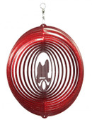 Lhasa Apso Circle Red Wind Spinner