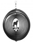 Saint Bernard Circle Black Wind Spinner
