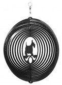 Scottish Terrier Circle Black Wind Spinner