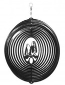 Shih Tzu Circle Black Wind Spinner