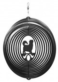 Tibetan Spaniel Circle Black Wind Spinner