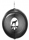 Vizsla Circle Black Wind Spinner