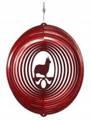 Welsh Pembroke Corgi Circle Red Wind Spinner