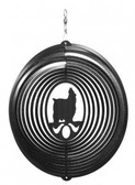 Yorkshire Terrier Circle Black Wind Spinner